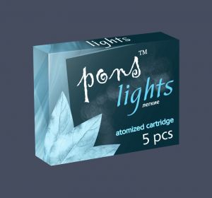 Pons Lights Табак, 5 штук  ― ЭЛЕКТРОСИГАРА